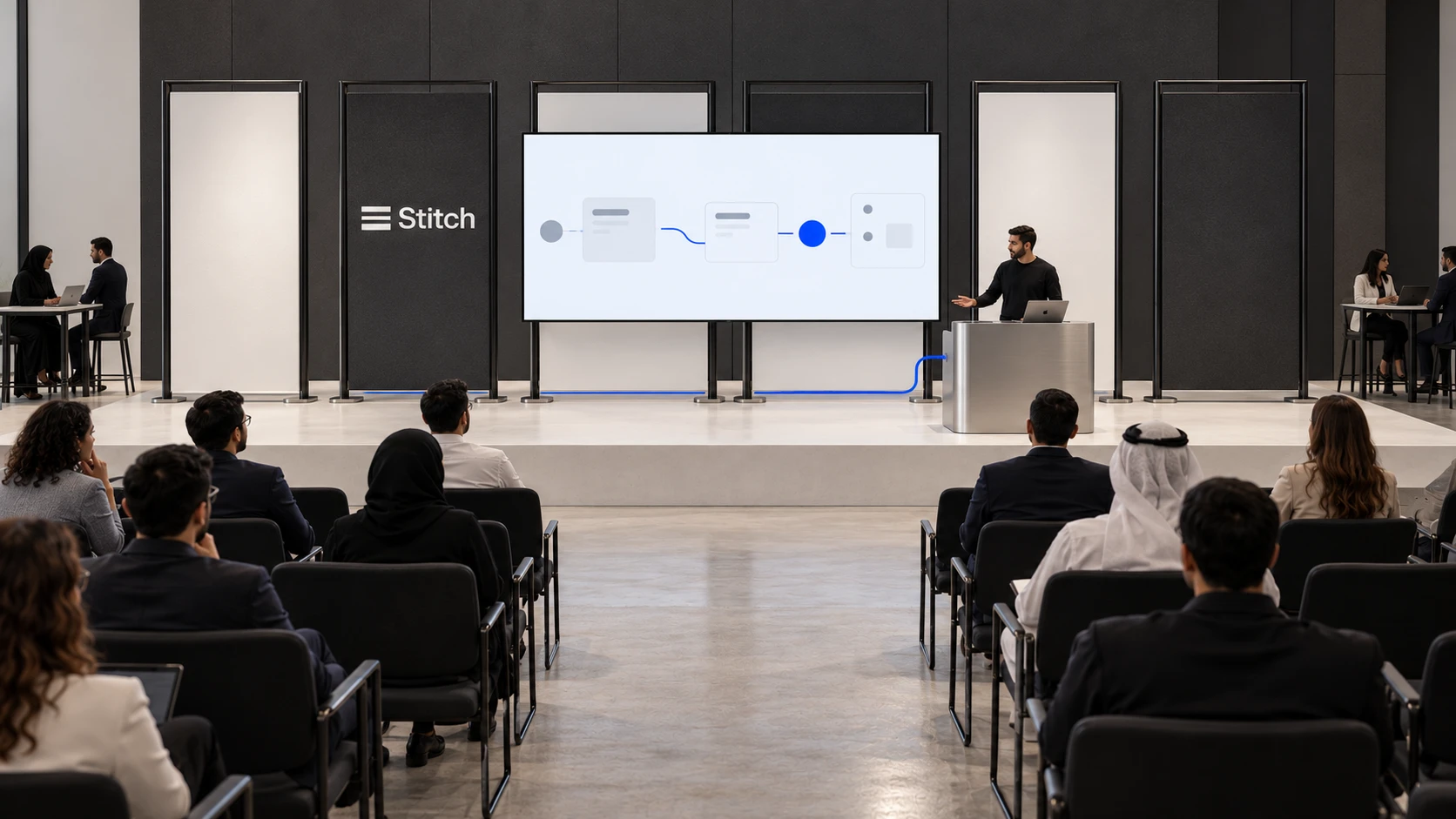 One Product, Live. Proposed Stitch experience visualization.